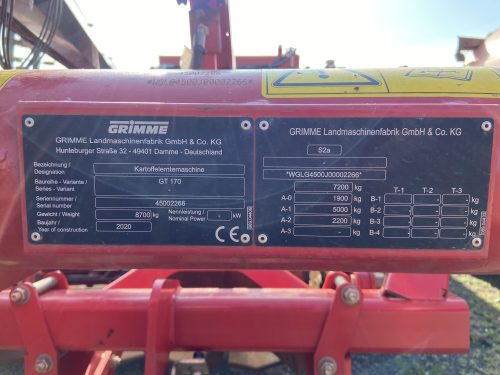 Grimme GT170 Windrower 1