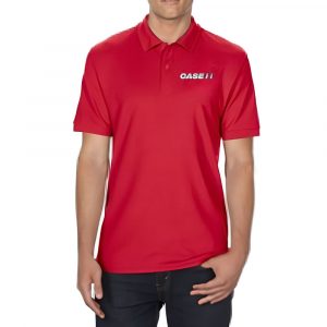 Case Ih Dryblend Double Pique Polo Red