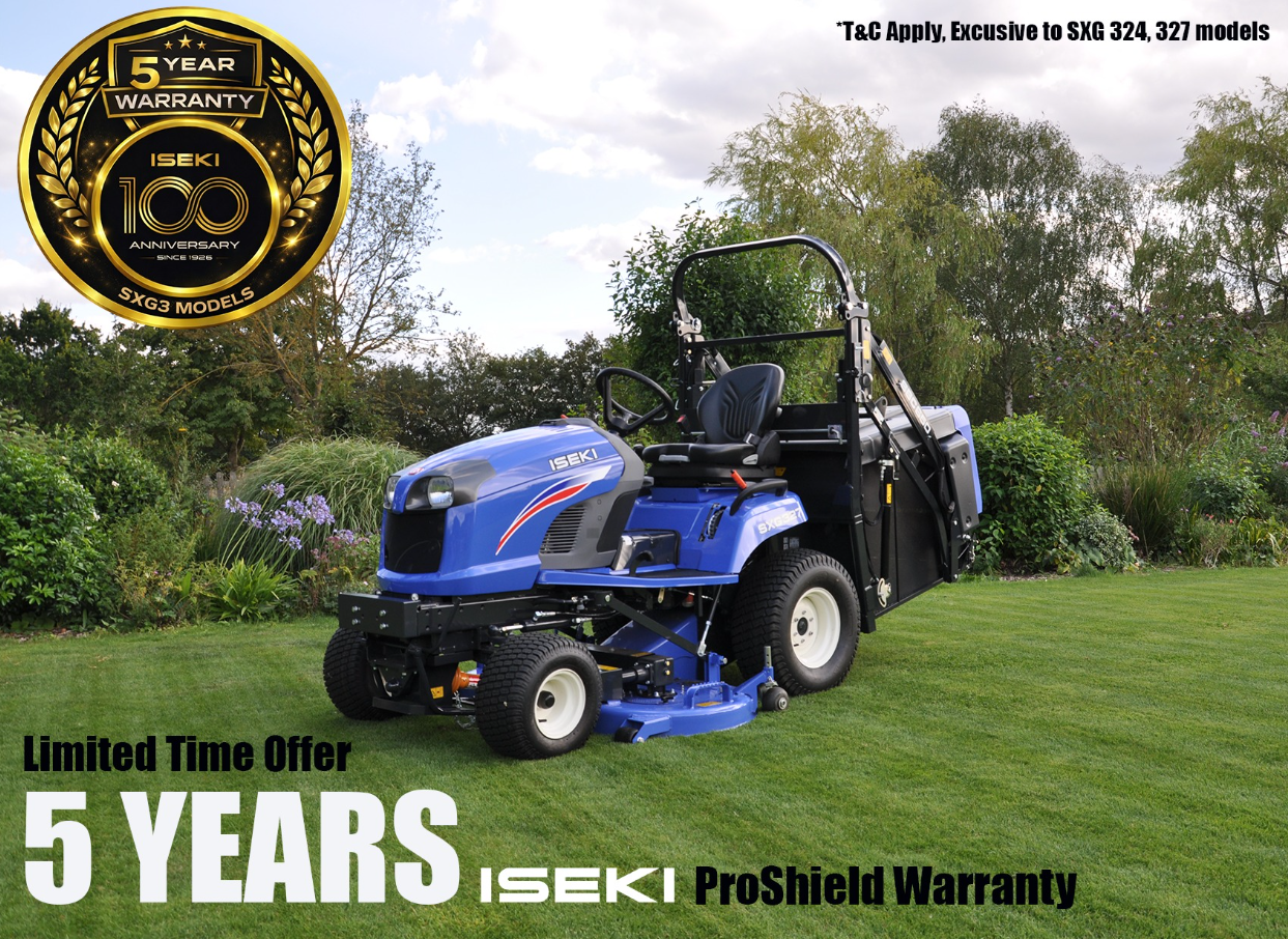 Iseki 5 Year Warrenty